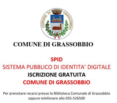 Progetto sportello spid presso Biblioteca