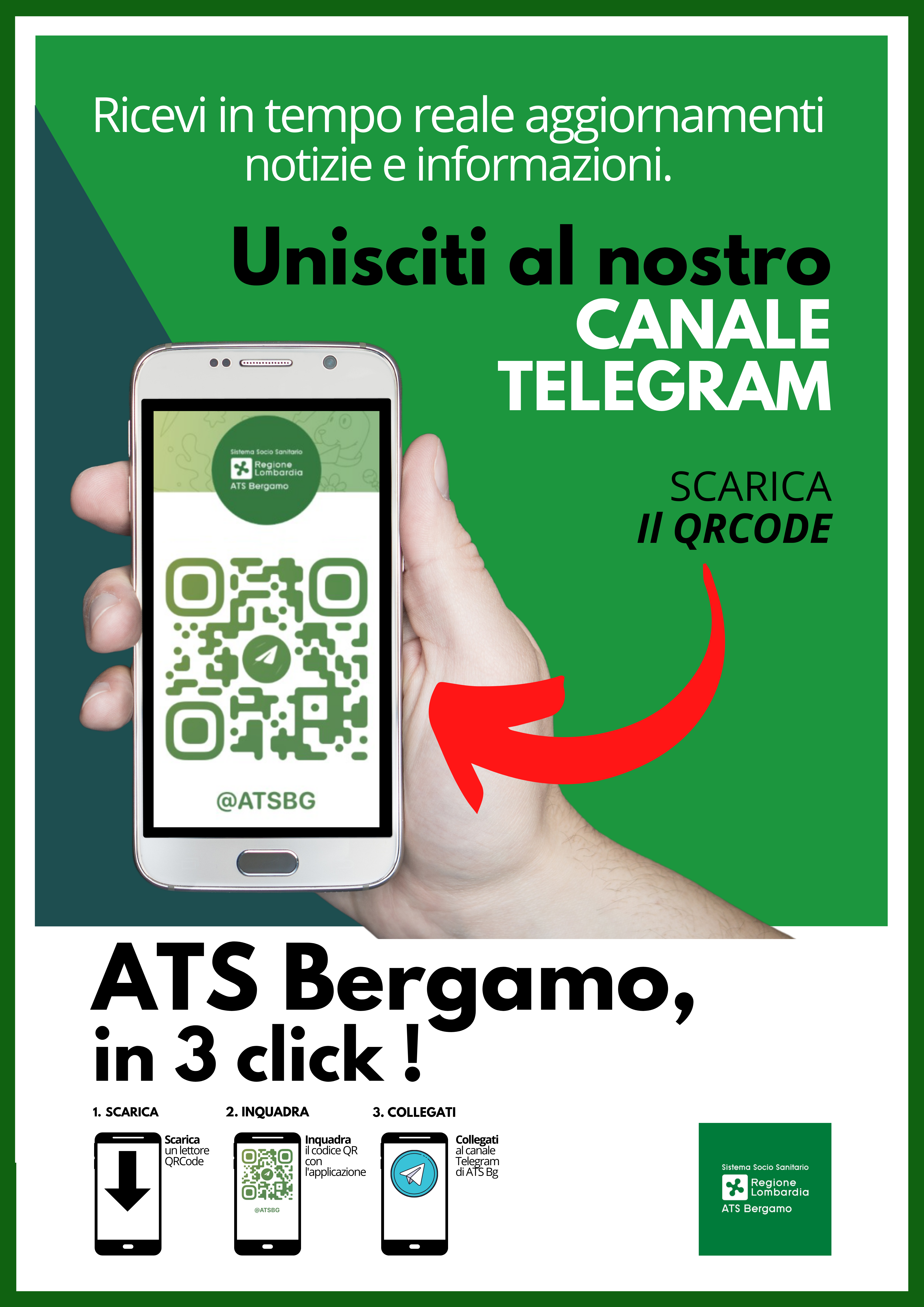 Canale Telegram di ATS Bergamo