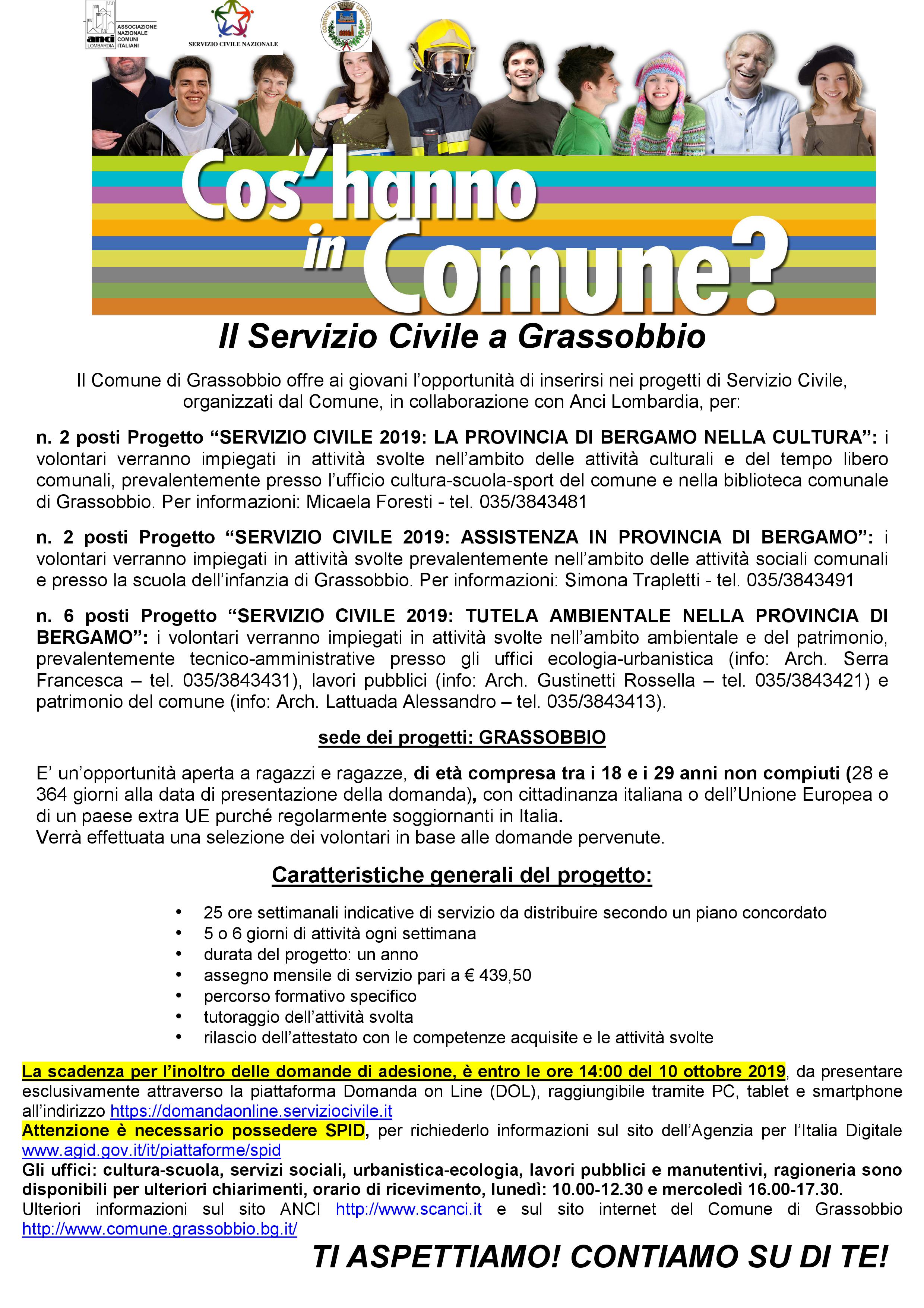 Servizio civile 2019
