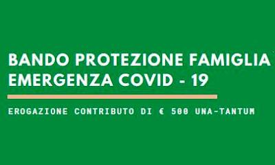 Misura Protezione Famiglia emergenza covid-19 foto 