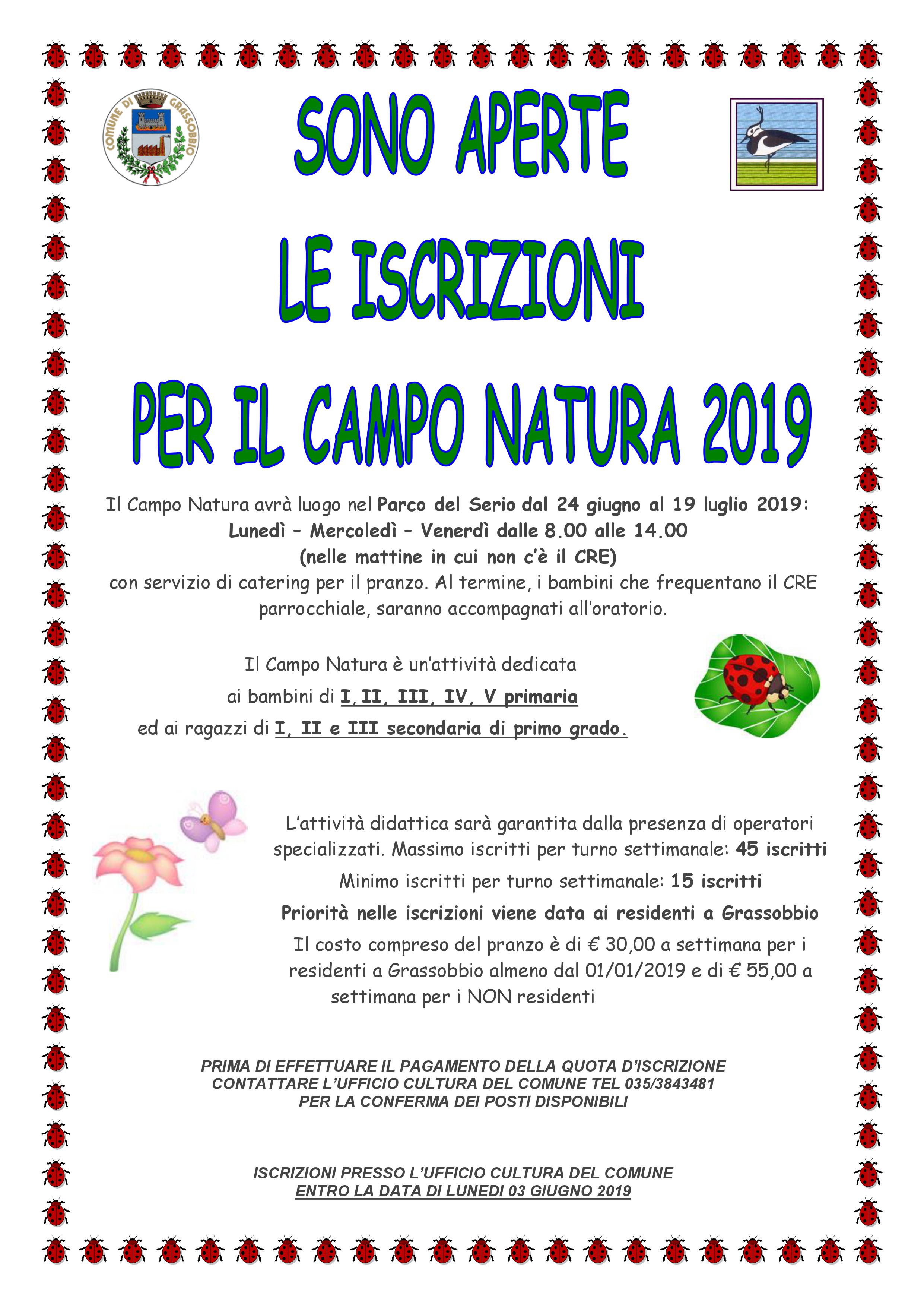 Campo Natura 2019 a Grassobbio foto 